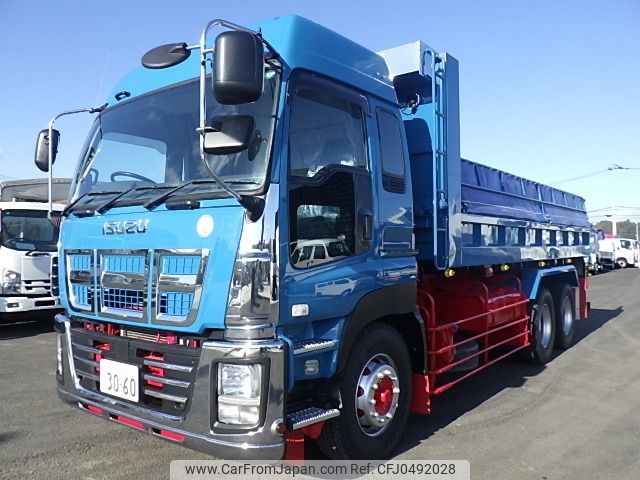 isuzu giga 2013 -ISUZU--Giga QKG-CYZ77AMｶｲ--CYZ77AM-7000754---ISUZU--Giga QKG-CYZ77AMｶｲ--CYZ77AM-7000754- image 1