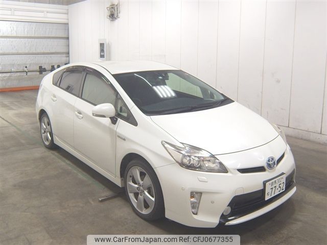 toyota prius 2012 -TOYOTA 【群馬 302ﾈ7752】--Prius ZVW30-1557183---TOYOTA 【群馬 302ﾈ7752】--Prius ZVW30-1557183- image 1