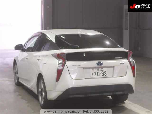 toyota prius 2016 -TOYOTA 【三河 302ｽ2098】--Prius ZVW50--6038935---TOYOTA 【三河 302ｽ2098】--Prius ZVW50--6038935- image 2