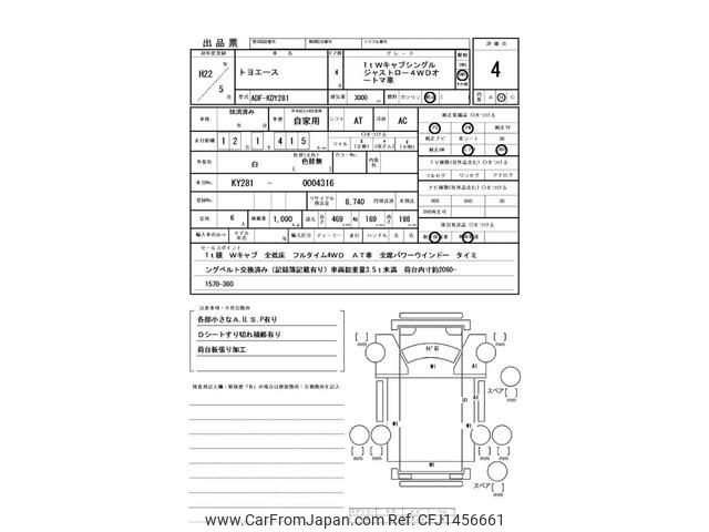 toyota toyoace 2010 GOO_NET_EXCHANGE_0400861A30250722W001 image 2