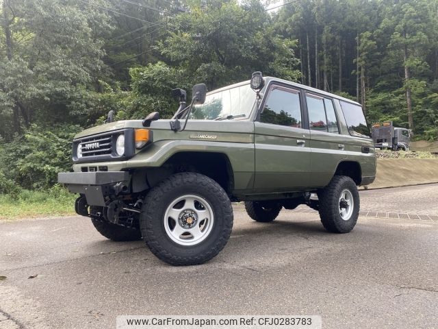 toyota land-cruiser 1998 -TOYOTA--Land Cruiser KC-HZJ77Vｶｲ--HZJ77-0009889---TOYOTA--Land Cruiser KC-HZJ77Vｶｲ--HZJ77-0009889- image 2