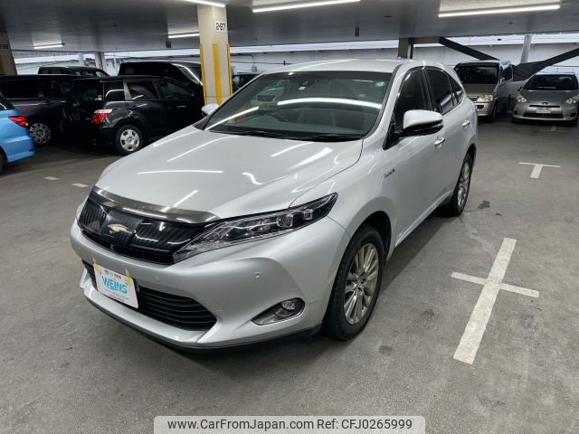 toyota harrier-hybrid 2016 AF-AVU65-0037843 image 1