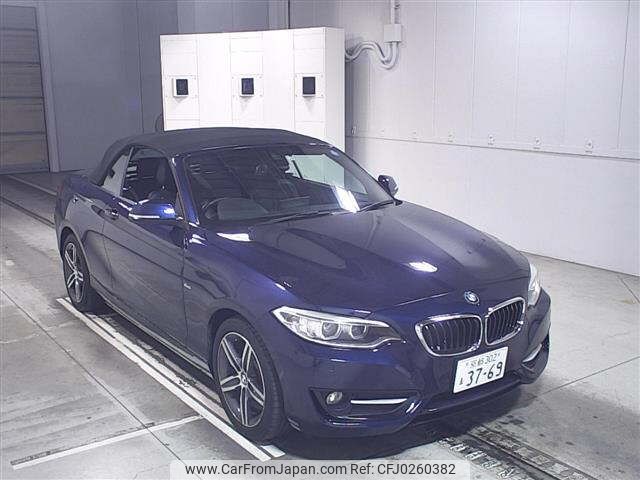 bmw 2-series 2015 -BMW 【京都 302ﾏ3769】--BMW 2 Series 1J20-0V491625---BMW 【京都 302ﾏ3769】--BMW 2 Series 1J20-0V491625- image 1