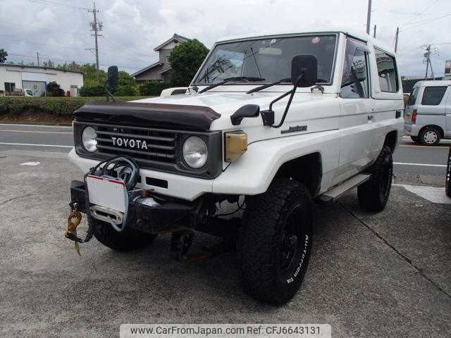 toyota land-cruiser 1996 -TOYOTA--Land Cruiser KB-HZJ73V--HZJ73-0006174---TOYOTA--Land Cruiser KB-HZJ73V--HZJ73-0006174- image 1