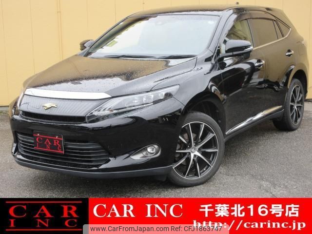 toyota harrier 2016 CFJ1863747 image 1