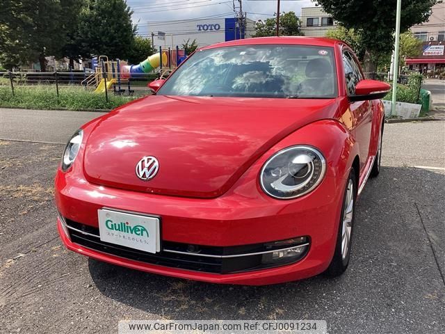 volkswagen the-beetle 2014 -VOLKSWAGEN--VW The Beetle DBA-16CBZ--WVWZZZ16ZEM633111---VOLKSWAGEN--VW The Beetle DBA-16CBZ--WVWZZZ16ZEM633111- image 1