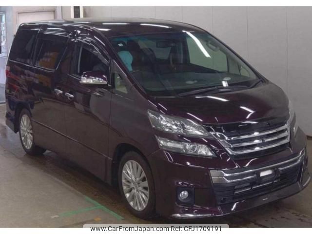 toyota vellfire 2012 CFJ1709191 image 1
