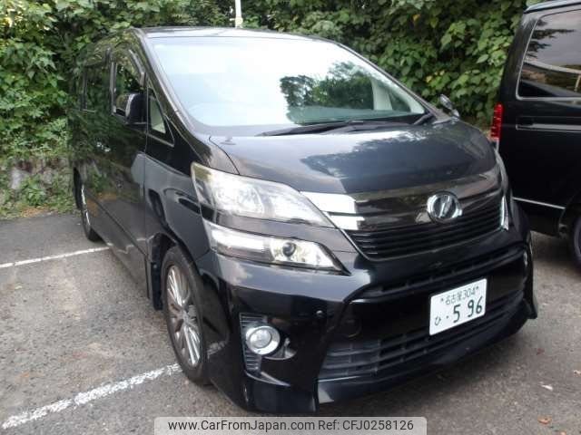 toyota vellfire 2013 -TOYOTA 【名古屋 304ﾋ 596】--Vellfire DBA-ANH20W--ANH20W-8270197---TOYOTA 【名古屋 304ﾋ 596】--Vellfire DBA-ANH20W--ANH20W-8270197- image 1