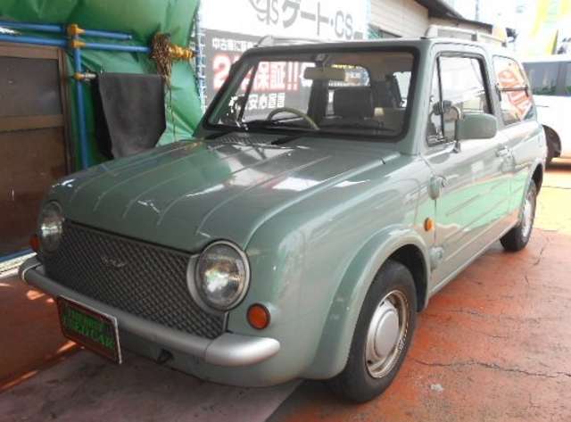 nissan pao 1990 -日産 【静岡 501ﾑ9167】--ﾊﾟｵ PK10--011951---日産 【静岡 501ﾑ9167】--ﾊﾟｵ PK10--011951- image 1