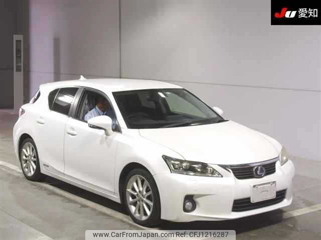 lexus ct 2012 CFJ1216287 image 1