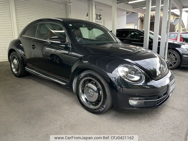 volkswagen the-beetle 2015 -VOLKSWAGEN--VW The Beetle DBA-16CBZ--WVWZZZ16ZFM613597---VOLKSWAGEN--VW The Beetle DBA-16CBZ--WVWZZZ16ZFM613597- image 1