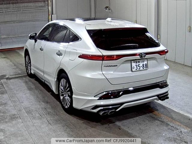 toyota harrier 2020 -TOYOTA 【愛媛 339ふ3588】--Harrier MXUA80-0016874---TOYOTA 【愛媛 339ふ3588】--Harrier MXUA80-0016874- image 2