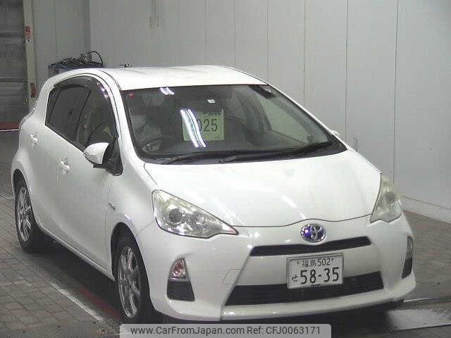 toyota aqua 2012 -TOYOTA 【福島 502ｾ5835】--AQUA NHP10--6053641---TOYOTA 【福島 502ｾ5835】--AQUA NHP10--6053641- image 1