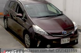 toyota prius-α 2013 CFJ1431159