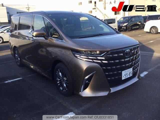 toyota alphard 2024 -TOYOTA 【伊勢志摩 300ｽ5585】--Alphard AAHH40W--0021925---TOYOTA 【伊勢志摩 300ｽ5585】--Alphard AAHH40W--0021925- image 1