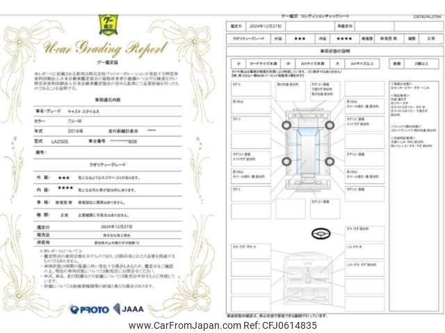 daihatsu cast 2016 -DAIHATSU 【尾張小牧 581ｳ5545】--Cast LA250S--LA250S-0047808---DAIHATSU 【尾張小牧 581ｳ5545】--Cast LA250S--LA250S-0047808- image 2