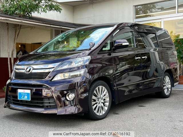 toyota vellfire 2013 -TOYOTA--Vellfire ANH20W--8303312---TOYOTA--Vellfire ANH20W--8303312- image 1