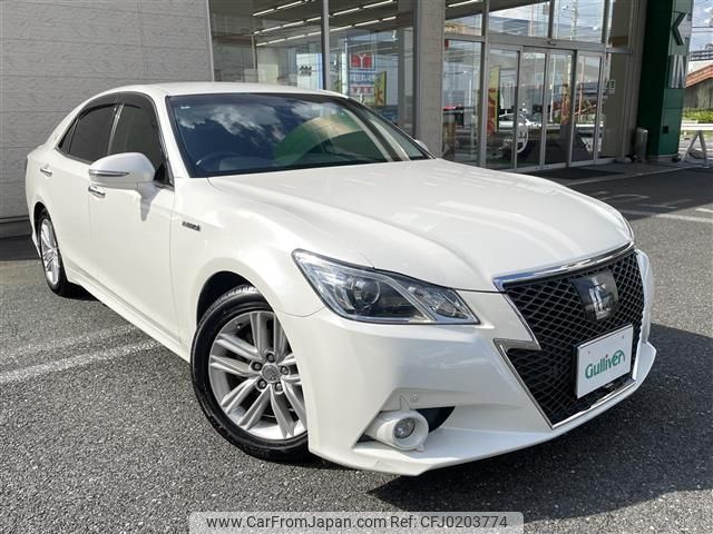 toyota crown 2013 -TOYOTA--Crown DAA-AWS210--AWS210-6031356---TOYOTA--Crown DAA-AWS210--AWS210-6031356- image 1