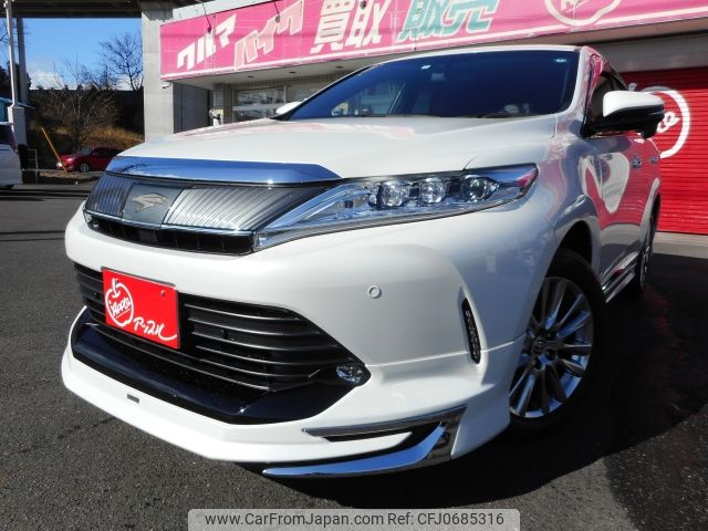 toyota harrier 2020 -TOYOTA--Harrier DBA-ZSU60W--ZSU60-0195601---TOYOTA--Harrier DBA-ZSU60W--ZSU60-0195601- image 1