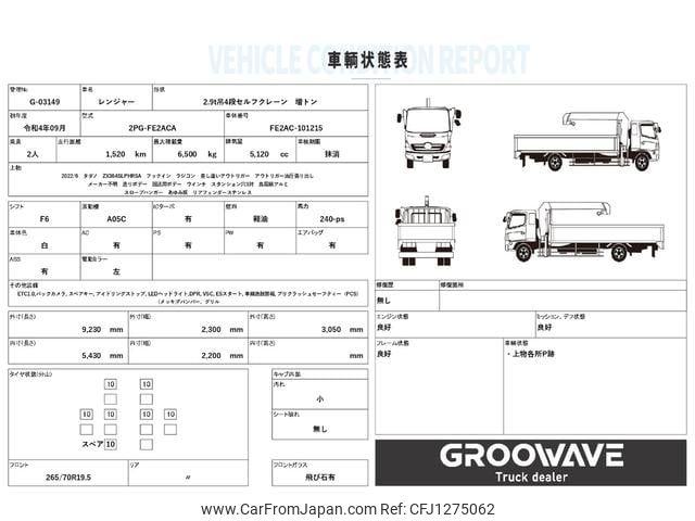 hino ranger 2022 GOO_NET_EXCHANGE_0541786A30250611W004 image 2