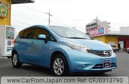 nissan note 2013 TE596