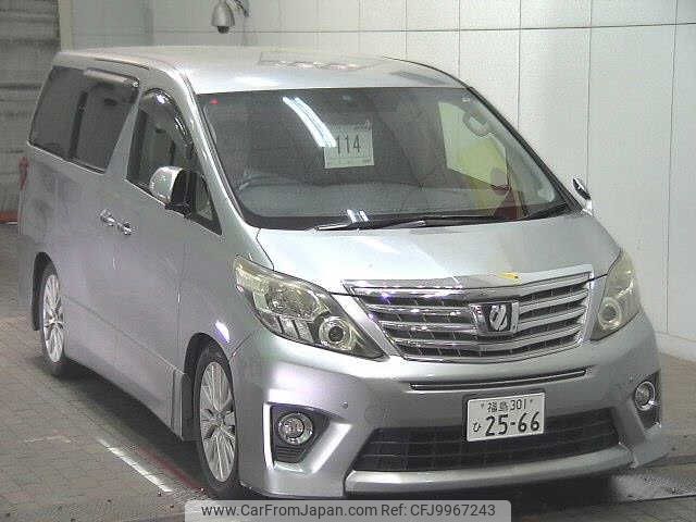 toyota alphard 2012 -TOYOTA 【福島 301ﾋ2566】--Alphard ANH20W--8229620---TOYOTA 【福島 301ﾋ2566】--Alphard ANH20W--8229620- image 1