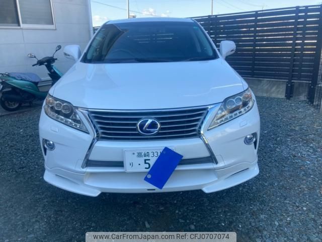 lexus rx 2012 -LEXUS--Lexus RX DAA-GYL10W--GYL10-2410608---LEXUS--Lexus RX DAA-GYL10W--GYL10-2410608- image 2