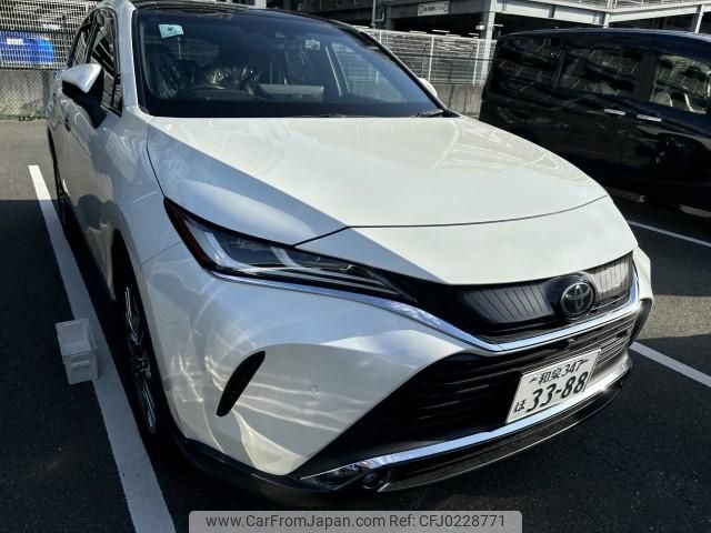 toyota harrier 2020 quick_quick_6BA-MXUA80_MXUA80-0019357 image 2