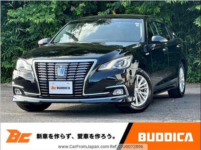 toyota crown-hybrid 2017 -TOYOTA--ｸﾗｳﾝ ｾﾀﾞﾝ ﾊｲﾌﾞﾘｯﾄﾞ DAA-AWS210--AWS210-6129306---TOYOTA--ｸﾗｳﾝ ｾﾀﾞﾝ ﾊｲﾌﾞﾘｯﾄﾞ DAA-AWS210--AWS210-6129306- image 1