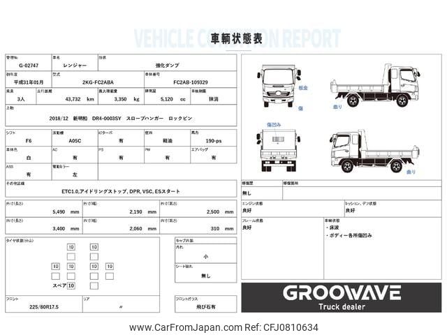 hino ranger 2019 GOO_NET_EXCHANGE_0541786A30250228W002 image 2