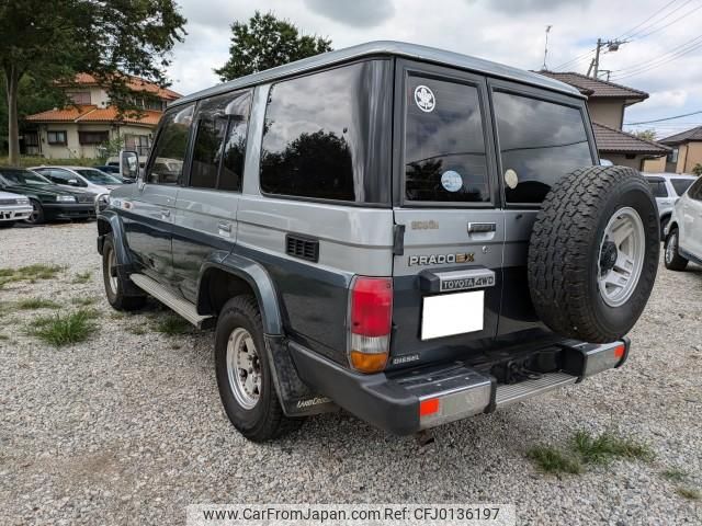 toyota land-cruiser-prado 1992 quick_quick_Q-LJ78W_LJ78-0026726 image 2