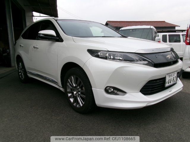 toyota harrier 2015 -TOYOTA 【愛媛 330ｾ4482】--Harrier ZSU60W--0065164---TOYOTA 【愛媛 330ｾ4482】--Harrier ZSU60W--0065164- image 1
