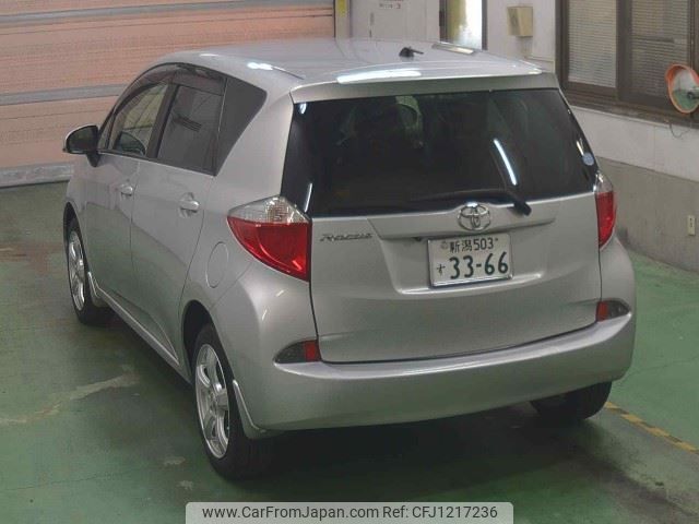 toyota ractis 2012 -TOYOTA 【新潟 503ｽ3366】--Ractis NCP125--3000579---TOYOTA 【新潟 503ｽ3366】--Ractis NCP125--3000579- image 2