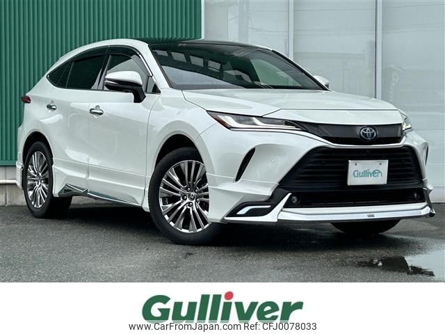 toyota harrier 2021 -TOYOTA--Harrier 6AA-AXUH80--AXUH80-0025927---TOYOTA--Harrier 6AA-AXUH80--AXUH80-0025927- image 1