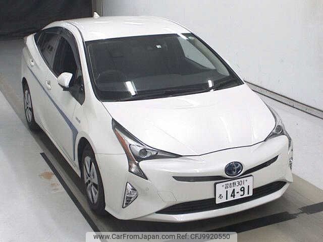 toyota prius 2018 -TOYOTA 【習志野 301ﾙ1491】--Prius ZVW51-6066513---TOYOTA 【習志野 301ﾙ1491】--Prius ZVW51-6066513- image 1