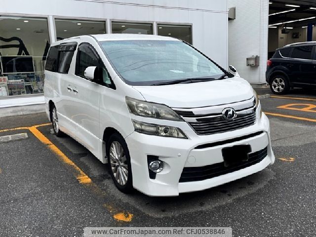 toyota vellfire 2012 -TOYOTA--Vellfire DBA-ANH20W--ANH20-8205263---TOYOTA--Vellfire DBA-ANH20W--ANH20-8205263- image 1