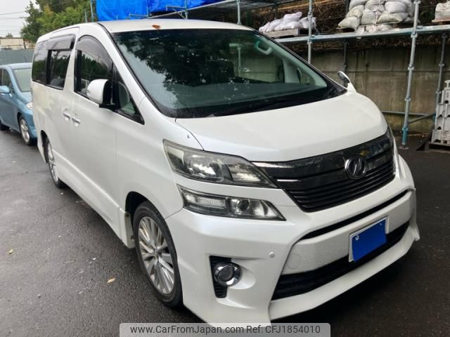 toyota vellfire 2012 CFJ1854010 image 1