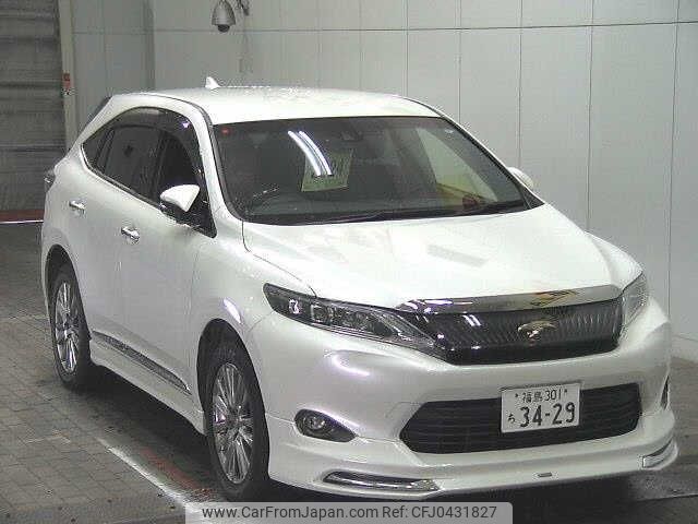 toyota harrier 2015 -TOYOTA 【福島 301ﾁ3429】--Harrier ZSU60W--0045927---TOYOTA 【福島 301ﾁ3429】--Harrier ZSU60W--0045927- image 1