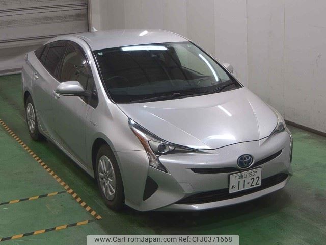 toyota prius 2017 -TOYOTA 【岡山 393ﾇ1122】--Prius ZVW50--6091265---TOYOTA 【岡山 393ﾇ1122】--Prius ZVW50--6091265- image 1