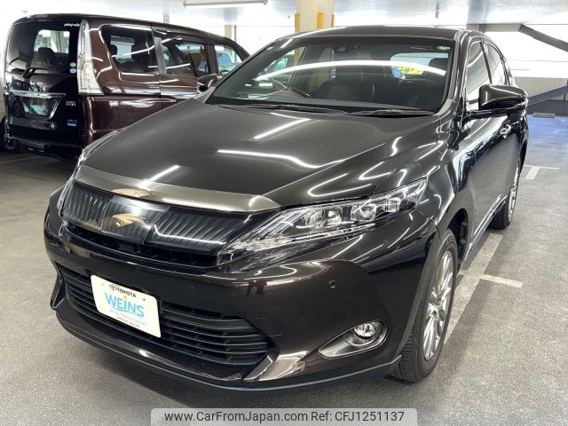 toyota harrier 2017 AF-ZSU65-0025167 image 1
