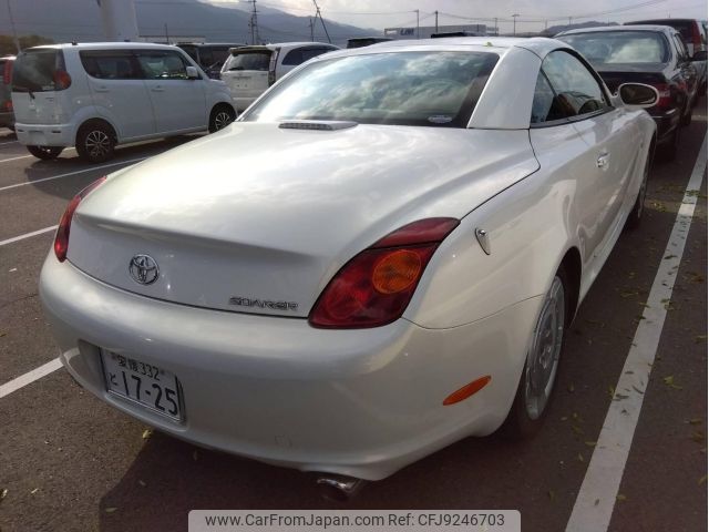 toyota soarer 2001 -TOYOTA 【愛媛 332と1725】--Soarer UZZ40--UZZ40-0012739---TOYOTA 【愛媛 332と1725】--Soarer UZZ40--UZZ40-0012739- image 2