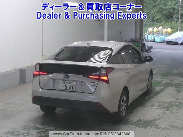 toyota prius 2021 -TOYOTA 【庄内 300ﾄ540】--Prius ZVW55-6020814---TOYOTA 【庄内 300ﾄ540】--Prius ZVW55-6020814- image 2