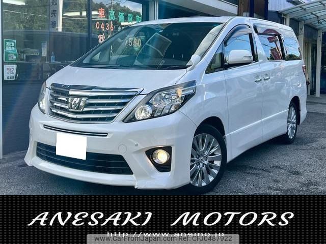 toyota alphard 2013 -TOYOTA--Alphard DBA-ANH20W--ANH20-8298773---TOYOTA--Alphard DBA-ANH20W--ANH20-8298773- image 1