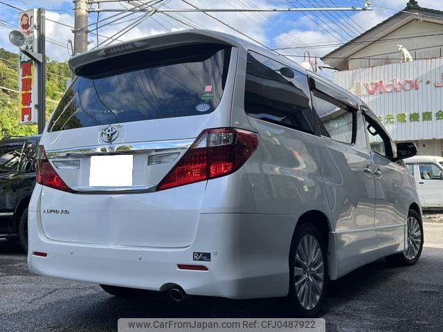 toyota alphard 2013 -TOYOTA--Alphard DBA-ANH20W--ANH20-8298773---TOYOTA--Alphard DBA-ANH20W--ANH20-8298773- image 2