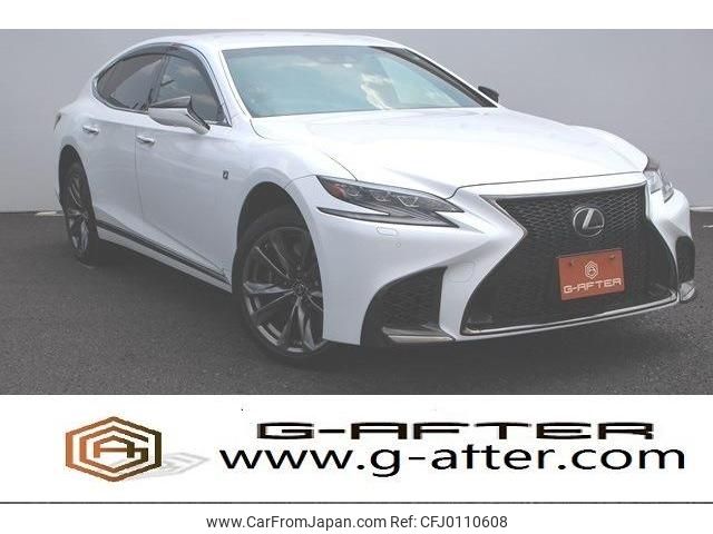 lexus ls 2018 -TOYOTA--ﾚｸｻｽ LS500 4WD DBA-VXFA55--VXFA55-6000091---TOYOTA--ﾚｸｻｽ LS500 4WD DBA-VXFA55--VXFA55-6000091- image 1