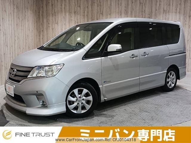 nissan serena 2013 -NISSAN--ｾﾚﾅ Sﾊｲﾌﾞﾘｯﾄﾞ DAA-HFC26--HFC26-147574---NISSAN--ｾﾚﾅ Sﾊｲﾌﾞﾘｯﾄﾞ DAA-HFC26--HFC26-147574- image 1