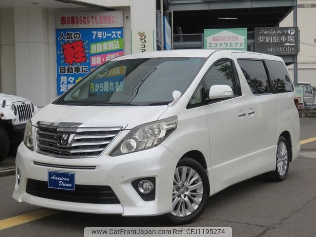 toyota alphard 2012 -TOYOTA--Alphard ANH20W--8246922---TOYOTA--Alphard ANH20W--8246922- image 1