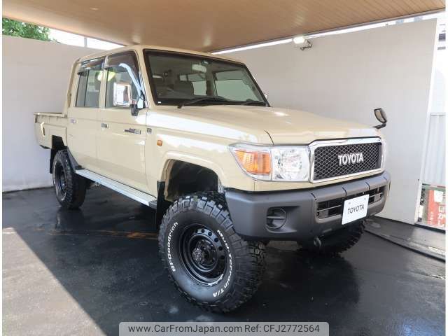 toyota land-cruiser-pickup 2015 -トヨタ--ランドクルーザーピックアップ CBF-GRJ79Kｶｲ--GRJ79-1001932---トヨタ--ランドクルーザーピックアップ CBF-GRJ79Kｶｲ--GRJ79-1001932- image 1