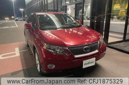 lexus rx 2011 CFJ1875329