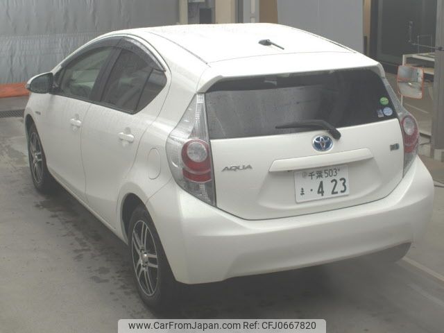 toyota aqua 2012 -TOYOTA 【千葉 503ﾏ423】--AQUA NHP10-6062852---TOYOTA 【千葉 503ﾏ423】--AQUA NHP10-6062852- image 2